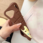 Custodia per telefono in silicone a forma di caramelle e cioccolato, For iPhone 14, For iPhone 14 Pro, For iPhone 14 Pro Max, For iPhone 13 Pro Max, For iPhone 13 Pro, For iPhone 13, For iPhone 12 Pro Max