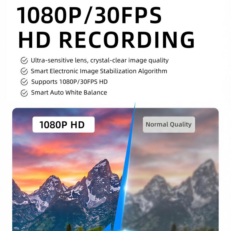 Occhiali intelligenti E06D da 13 MP 1080p 30 FPS con cancellazione del rumore e intelligenza artificiale, con controllo vocale/chiamate.