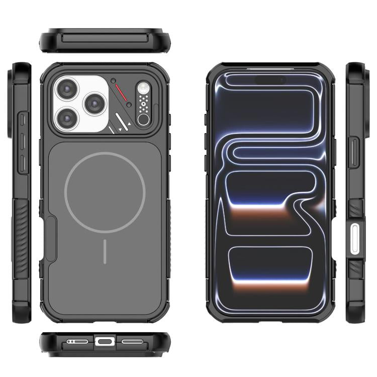 Custodia per telefono MagSafe in TPU + PC antiurto e dissipazione del calore., For iPhone 18 Pro / 17 Pro, For iPhone 18 Pro Max/17 Pro Max, For iPhone 16 Pro Max, For iPhone 16 Pro, For iPhone 16, For iPhone 15 Pro Max