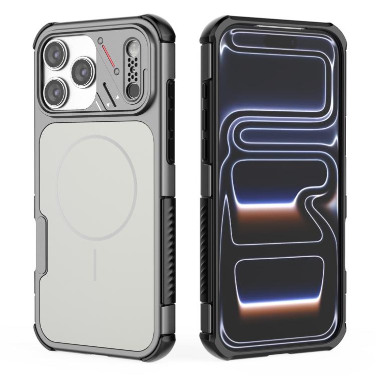 Custodia per telefono MagSafe in TPU + PC antiurto e dissipazione del calore., For iPhone 18 Pro / 17 Pro, For iPhone 18 Pro Max/17 Pro Max, For iPhone 16 Pro Max, For iPhone 16 Pro, For iPhone 16, For iPhone 15 Pro Max