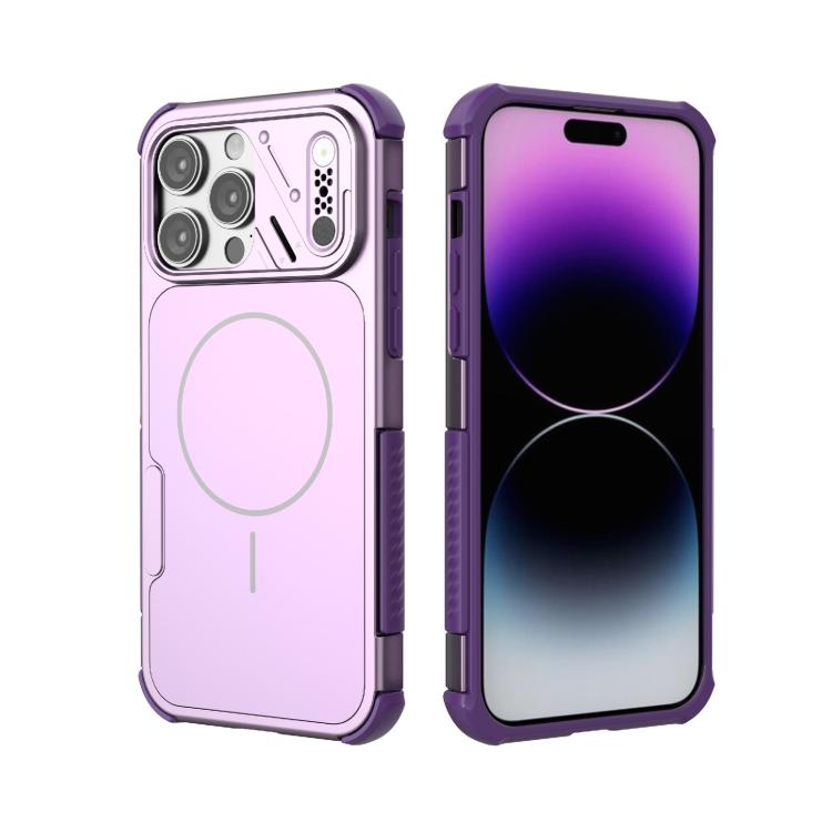 Custodia per telefono MagSafe in TPU + PC antiurto e dissipazione del calore., For iPhone 15 Pro, For iPhone 15 Plus, For iPhone 14 Plus, For iPhone 14, For iPhone 14 Pro, For iPhone 14 Pro Max