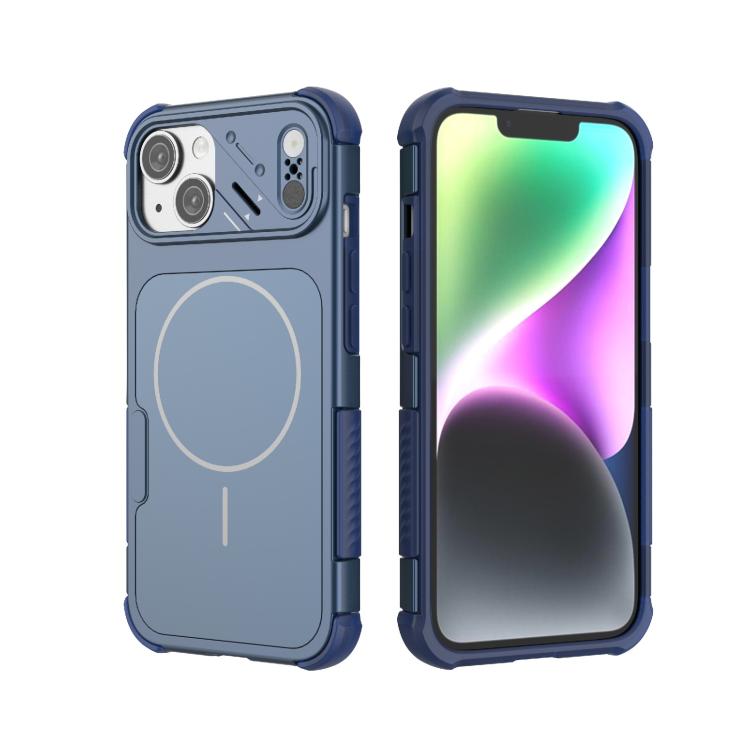 Custodia per telefono MagSafe in TPU + PC antiurto e dissipazione del calore., For iPhone 15 Pro, For iPhone 15 Plus, For iPhone 14 Plus, For iPhone 14, For iPhone 14 Pro, For iPhone 14 Pro Max