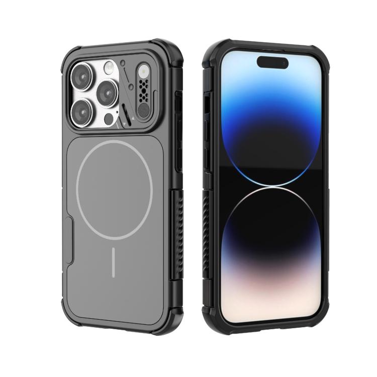 Custodia per telefono MagSafe in TPU + PC antiurto e dissipazione del calore., For iPhone 15 Pro, For iPhone 15 Plus, For iPhone 14 Plus, For iPhone 14, For iPhone 14 Pro, For iPhone 14 Pro Max