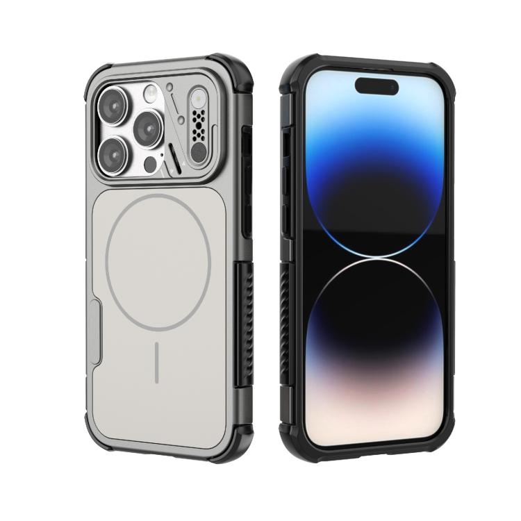 Custodia per telefono MagSafe in TPU + PC antiurto e dissipazione del calore., For iPhone 15 Pro, For iPhone 15 Plus, For iPhone 14 Plus, For iPhone 14, For iPhone 14 Pro, For iPhone 14 Pro Max