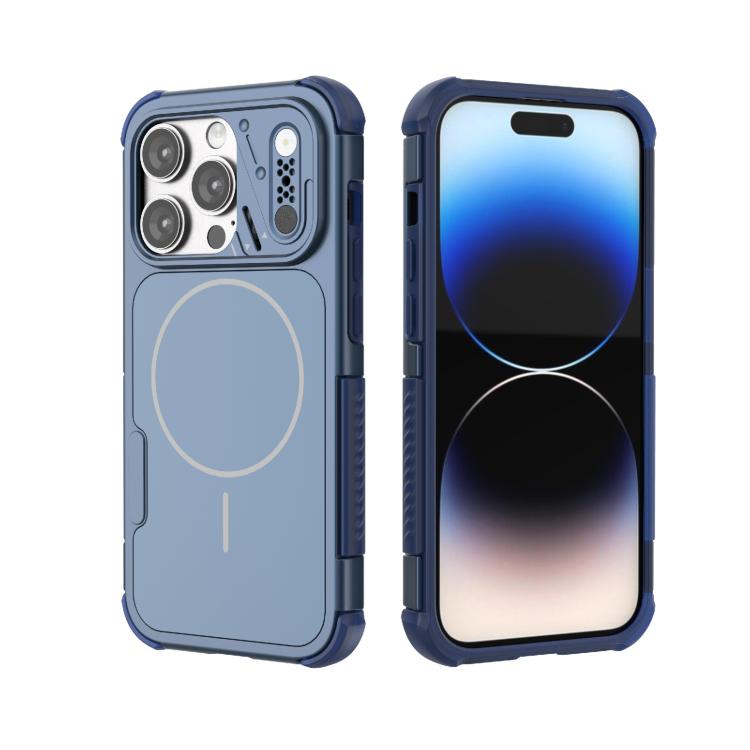 Custodia per telefono MagSafe in TPU + PC antiurto e dissipazione del calore., For iPhone 15 Pro, For iPhone 15 Plus, For iPhone 14 Plus, For iPhone 14, For iPhone 14 Pro, For iPhone 14 Pro Max