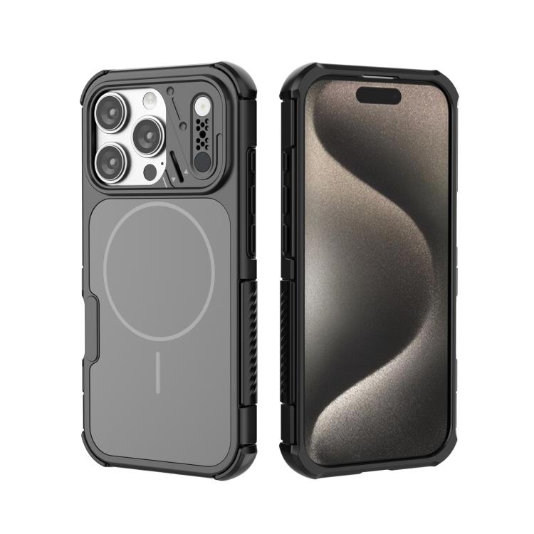Custodia per telefono MagSafe in TPU + PC antiurto e dissipazione del calore., For iPhone 18 Pro / 17 Pro, For iPhone 18 Pro Max/17 Pro Max, For iPhone 16 Pro Max, For iPhone 16 Pro, For iPhone 16, For iPhone 15 Pro Max