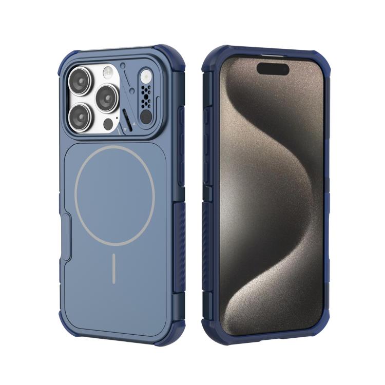 Custodia per telefono MagSafe in TPU + PC antiurto e dissipazione del calore., For iPhone 18 Pro / 17 Pro, For iPhone 18 Pro Max/17 Pro Max, For iPhone 16 Pro Max, For iPhone 16 Pro, For iPhone 16, For iPhone 15 Pro Max