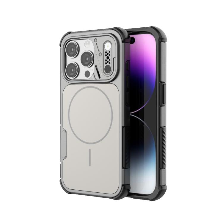 Custodia per telefono MagSafe in TPU + PC antiurto e dissipazione del calore., For iPhone 15 Pro, For iPhone 15 Plus, For iPhone 14 Plus, For iPhone 14, For iPhone 14 Pro, For iPhone 14 Pro Max
