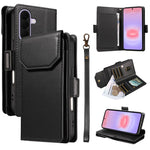 Portafoglio multi-carta, custodia in pelle per telefono con cinturino, For Galaxy A27 5G