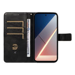 Custodia per telefono in pelle con cuciture a diamante, For Galaxy A27 5G
