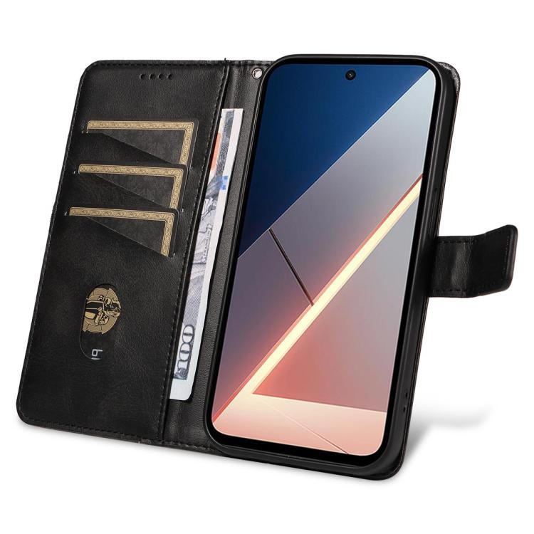 Custodia per telefono in pelle con cuciture a diamante, For Galaxy A27 5G