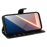 Custodia per telefono in pelle con cuciture a diamante, For Galaxy A27 5G