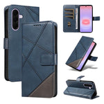 Custodia per telefono in pelle con cuciture a diamante, For Galaxy A27 5G