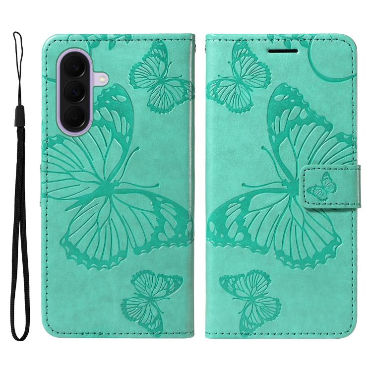 Custodia per telefono in pelle con motivo a farfalla in rilievo 3D, For Galaxy A27 5G