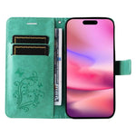 Custodia per telefono in pelle con motivo a farfalla in rilievo 3D, For Galaxy A27 5G