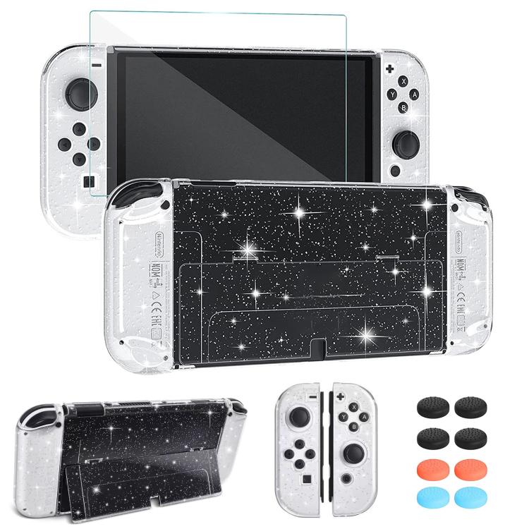 Set custodia policarbonato e vetro temperato per Nintendo Switch