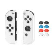 Set di 1 paio di custodie protettive in TPU trasparente e copri joystick XDcase, For Nintendo Switch 2 Joy-Con, For Nintendo Switch / Switch OLED Joy-Con