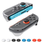Set di 1 paio di custodie protettive in TPU trasparente e copri joystick XDcase, For Nintendo Switch 2 Joy-Con, For Nintendo Switch / Switch OLED Joy-Con