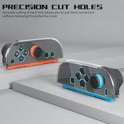 Set di 1 paio di custodie protettive in cristallo per PC e copri joystick XDcase., For Nintendo Switch 2 Joy-Con, For Nintendo Switch / Switch OLED Joy-Con