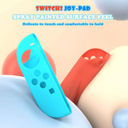 Set di 1 paio di custodie protettive in morbido silicone e cappucci per joystick XDcase, For Nintendo Switch / Switch OLED Joy-Con