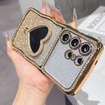 Custodia per telefono in TPU galvanizzato con glitter e specchietto porta strass a forma di stella., For Galaxy S26 Ultra 5G, For Galaxy S25 Ultra 5G