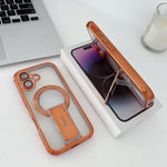 Custodia magnetica antiurto per telefono con airbag a quattro angoli elettrolitico Phantom, supporto invisibile, antiurto., For iPhone 17 Pro Max, For iPhone 17 Pro, For iPhone 17