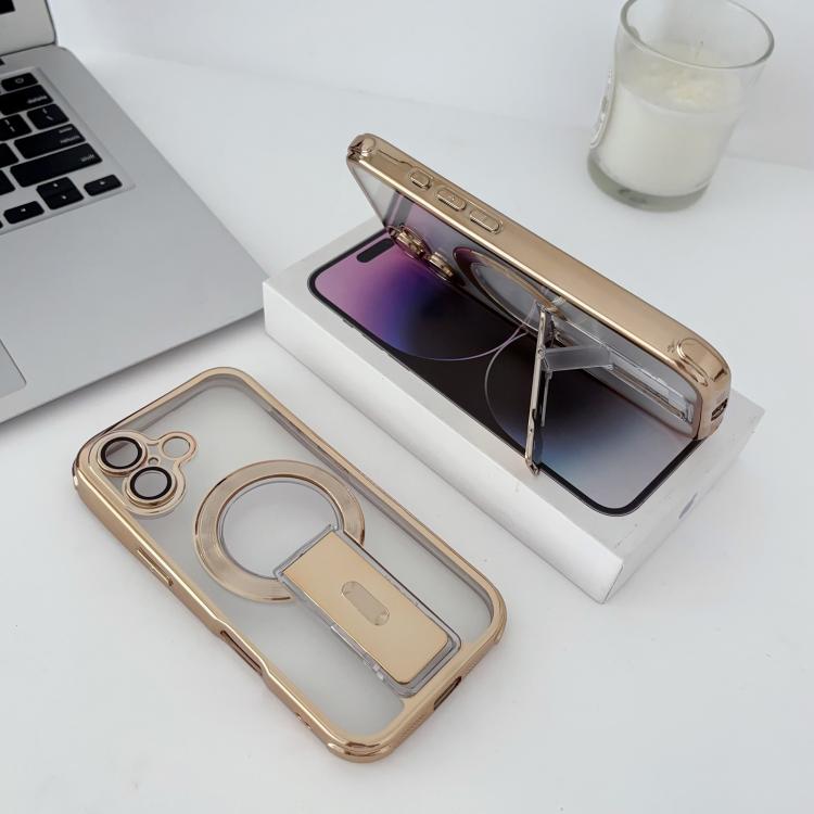 Custodia magnetica antiurto per telefono con airbag a quattro angoli elettrolitico Phantom, supporto invisibile, antiurto., For iPhone 17 Pro Max, For iPhone 17 Pro, For iPhone 17