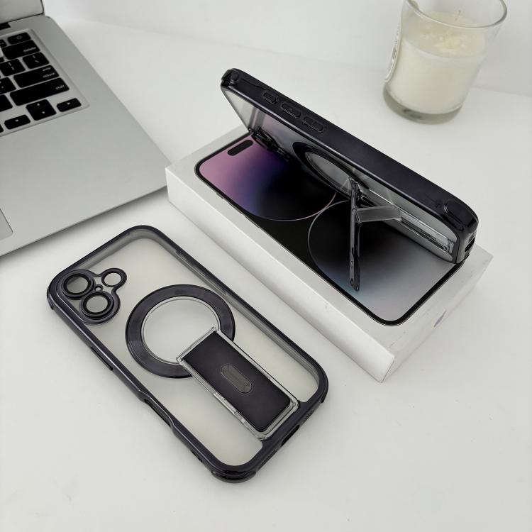 Custodia magnetica antiurto per telefono con airbag a quattro angoli elettrolitico Phantom, supporto invisibile, antiurto., For iPhone 17 Pro Max, For iPhone 17 Pro, For iPhone 17