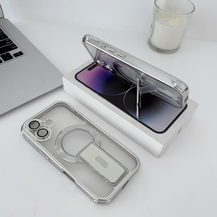 Custodia magnetica antiurto per telefono con airbag a quattro angoli elettrolitico Phantom, supporto invisibile, antiurto., For iPhone 17 Pro Max, For iPhone 17 Pro, For iPhone 17