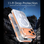 Custodia magnetica per telefono con motivo coda di volpe in cristallo, For iPhone 17 Pro Max, For iPhone 17 Pro