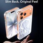 Custodia magnetica per telefono con motivo coda di volpe in cristallo, For iPhone 17 Pro Max, For iPhone 17 Pro