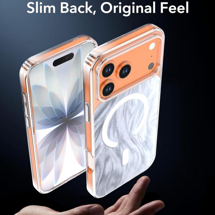 Custodia magnetica per telefono con motivo coda di volpe in cristallo, For iPhone 17 Pro Max, For iPhone 17 Pro