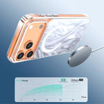 Custodia magnetica per telefono con motivo coda di volpe in cristallo, For iPhone 17 Pro Max, For iPhone 17 Pro