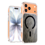 Custodia magnetica per telefono con motivo coda di volpe in cristallo, For iPhone 17 Pro Max, For iPhone 17 Pro