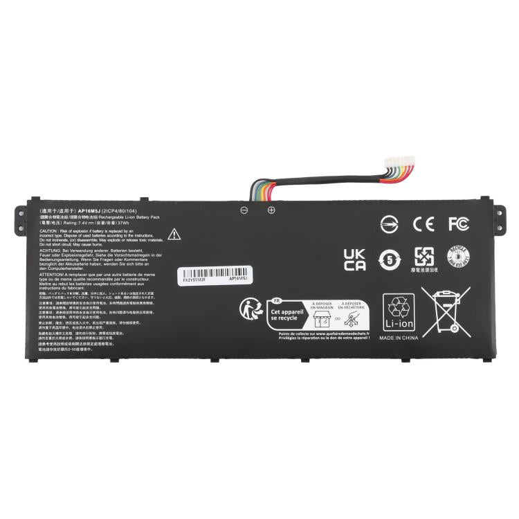Batteria 7,4V 37Wh per Acer A315-21 e A315-55 AP16M5J