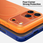 Custodia magnetica per telefono con texture a pois satinati, For iPhone 17 Pro Max, For iPhone 17 Pro, For iPhone 17, For iPhone 16 Pro Max, For iPhone 16 Pro, For iPhone 16