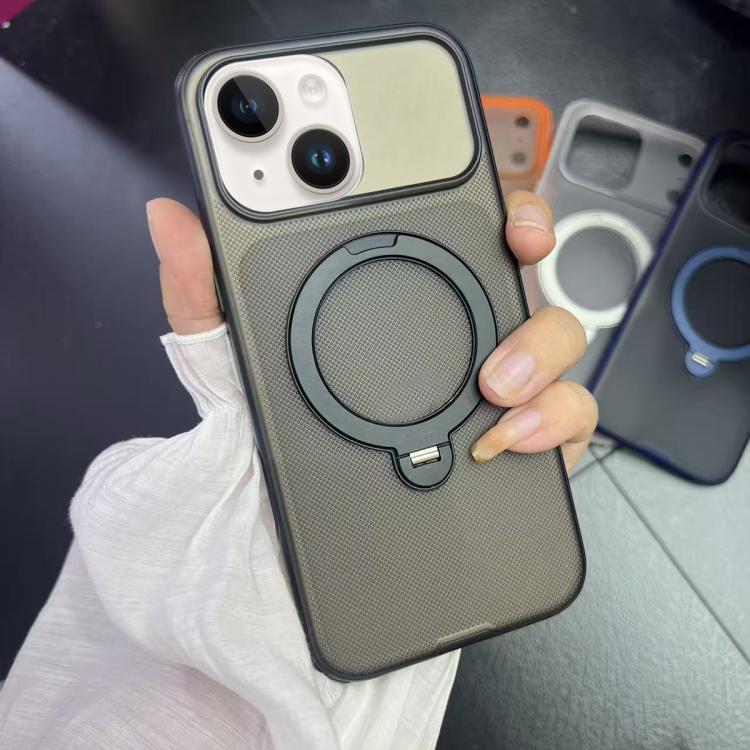 Custodia magnetica per telefono con supporto girevole a 360 gradi e texture a pois satinati., For iPhone 15 Pro Max, For iPhone 15 Pro, For iPhone 15, For iPhone 14, For iPhone 14 Pro, For iPhone 14 Pro Max