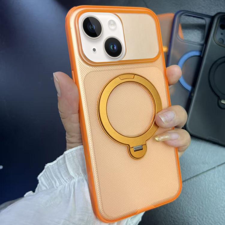 Custodia magnetica per telefono con supporto girevole a 360 gradi e texture a pois satinati., For iPhone 15 Pro Max, For iPhone 15 Pro, For iPhone 15, For iPhone 14, For iPhone 14 Pro, For iPhone 14 Pro Max