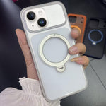 Custodia magnetica per telefono con supporto girevole a 360 gradi e texture a pois satinati., For iPhone 13 Pro Max, For iPhone 13 Pro, For iPhone 13