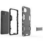 Custodia protettiva antiurto per PC + TPU con supporto invisibile, For OPPO F17, For OPPO Realme 7i