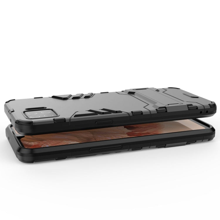 Custodia protettiva antiurto per PC + TPU con supporto invisibile, For OPPO F17, For OPPO Realme 7i