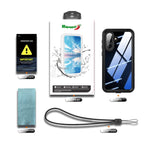 Custodia per telefono RedPepper antiurto IP68 impermeabile in PC ibrido TPU, For Galaxy A57 5G