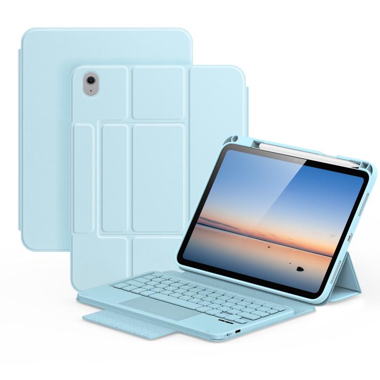 DUX DUCIS Serie YK Tastiera wireless magnetica Custodia per tablet in pelle vegana, For iPad Air 13 2026 / 2025 / 2024, For iPad Air 11 2026 / 2025 / 2024, For iPad Pro 13 2025 / 2024, For iPad Pro 11 2025 / 2024, For iPad 2025 / 2022