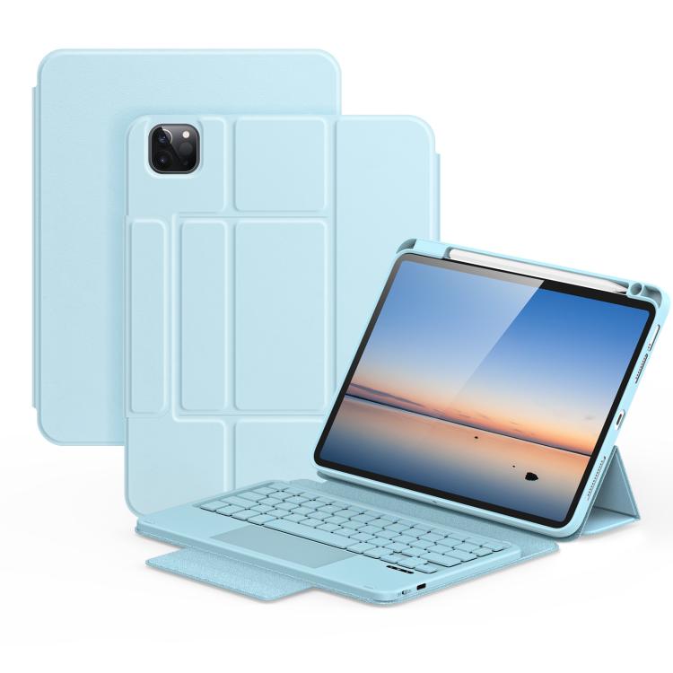 DUX DUCIS Serie YK Tastiera wireless magnetica Custodia per tablet in pelle vegana, For iPad Air 13 2026 / 2025 / 2024, For iPad Air 11 2026 / 2025 / 2024, For iPad Pro 13 2025 / 2024, For iPad Pro 11 2025 / 2024, For iPad 2025 / 2022
