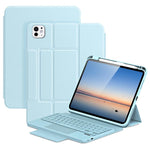 DUX DUCIS Serie YK Tastiera wireless magnetica Custodia per tablet in pelle vegana, For iPad Air 13 2026 / 2025 / 2024, For iPad Air 11 2026 / 2025 / 2024, For iPad Pro 13 2025 / 2024, For iPad Pro 11 2025 / 2024, For iPad 2025 / 2022