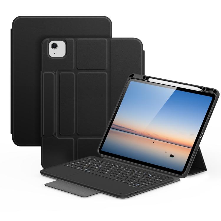 DUX DUCIS Serie YK Tastiera wireless magnetica Custodia per tablet in pelle vegana, For iPad Air 13 2026 / 2025 / 2024, For iPad Air 11 2026 / 2025 / 2024, For iPad Pro 13 2025 / 2024, For iPad Pro 11 2025 / 2024, For iPad 2025 / 2022