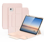 DUX DUCIS Serie YK Tastiera wireless magnetica Custodia per tablet in pelle vegana, For iPad Air 13 2026 / 2025 / 2024, For iPad Air 11 2026 / 2025 / 2024, For iPad Pro 13 2025 / 2024, For iPad Pro 11 2025 / 2024, For iPad 2025 / 2022