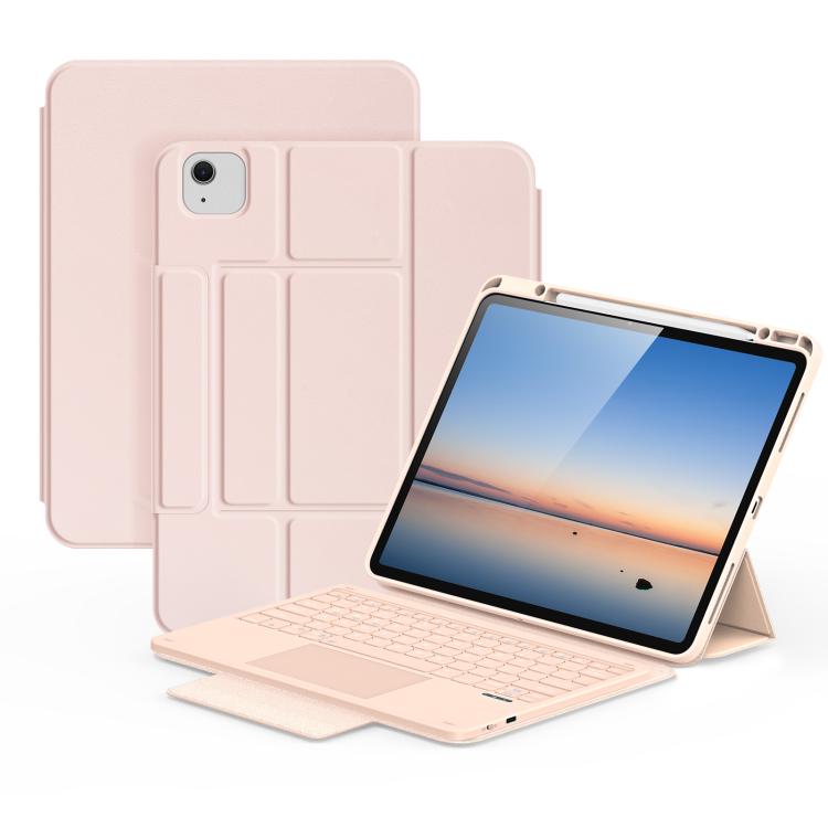 DUX DUCIS Serie YK Tastiera wireless magnetica Custodia per tablet in pelle vegana, For iPad Air 13 2026 / 2025 / 2024, For iPad Air 11 2026 / 2025 / 2024, For iPad Pro 13 2025 / 2024, For iPad Pro 11 2025 / 2024, For iPad 2025 / 2022