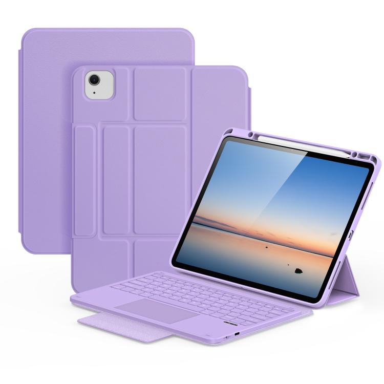 DUX DUCIS Serie YK Tastiera wireless magnetica Custodia per tablet in pelle vegana, For iPad Air 13 2026 / 2025 / 2024, For iPad Air 11 2026 / 2025 / 2024, For iPad Pro 13 2025 / 2024, For iPad Pro 11 2025 / 2024, For iPad 2025 / 2022