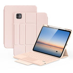 DUX DUCIS Serie YK Tastiera wireless magnetica Custodia per tablet in pelle vegana, For iPad Air 13 2026 / 2025 / 2024, For iPad Air 11 2026 / 2025 / 2024, For iPad Pro 13 2025 / 2024, For iPad Pro 11 2025 / 2024, For iPad 2025 / 2022